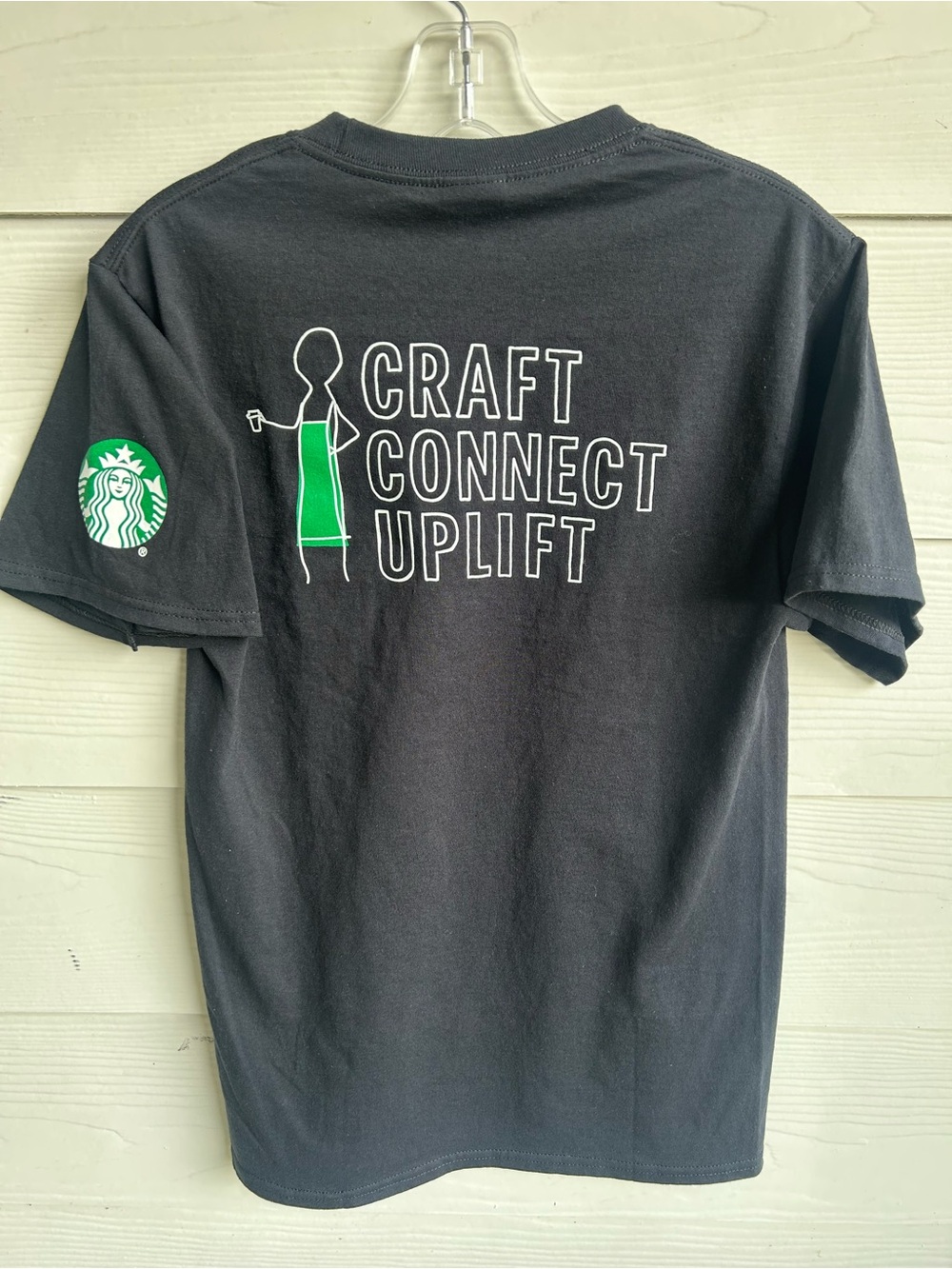 Starbucks Black Short-Sleeve 'Craft Connect Uplift' Graphic Tee